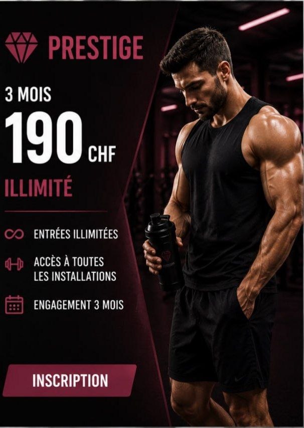 ⭐️ PRESTIGE 190 CHF / 3 mois